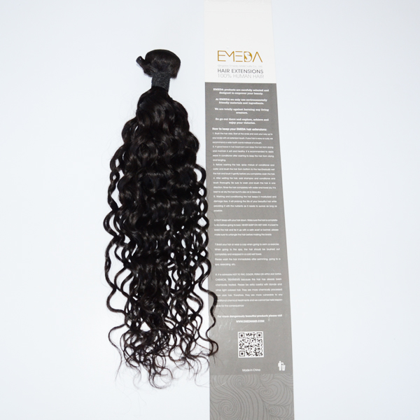 natural curly hair extensions  LJ4